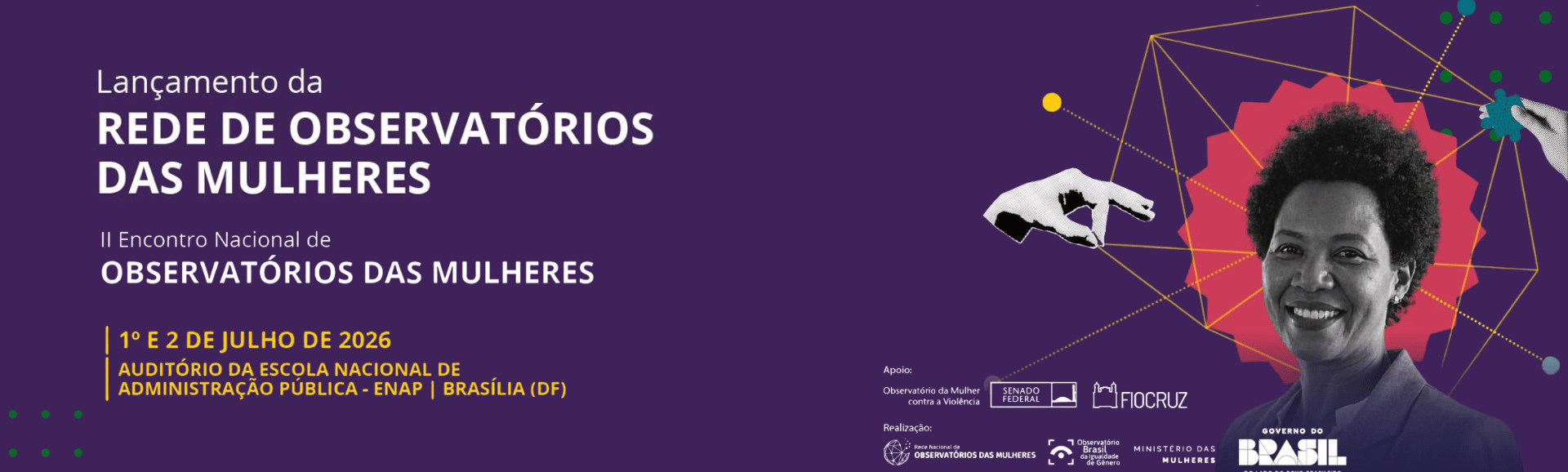 Lançamento da Rede Nacional de Observatórios das Mulheres