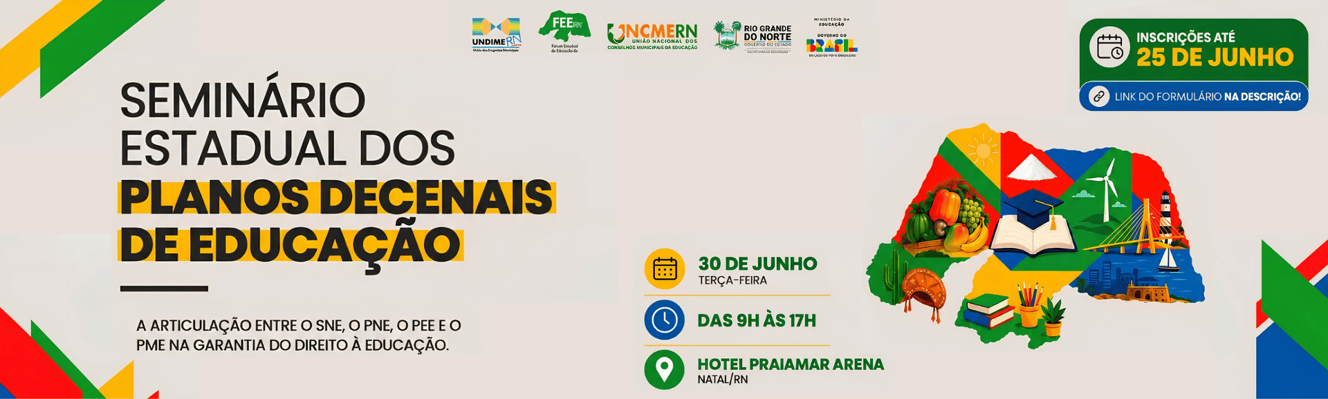 Seminário Estadual dos Planos Decenais de Educação