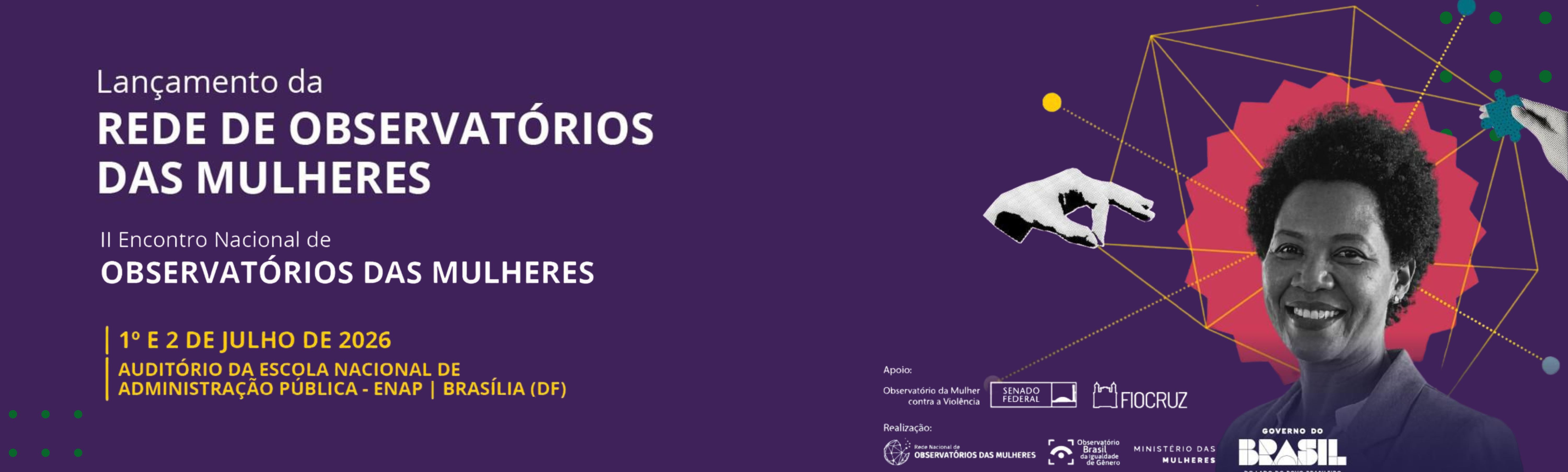 Lançamento da Rede Nacional de Observatórios das Mulheres