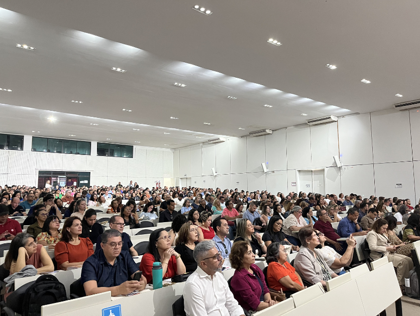 Registro geral dos participantes da aula inaugural em Natal
